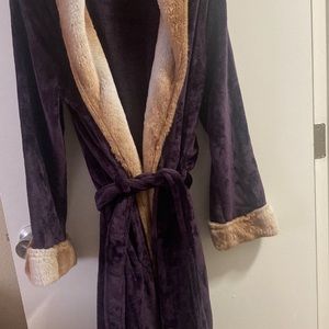 Chocolate brown Robe with Belt